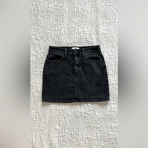 Just Black Denim - Black Jean Skirt - Size:M